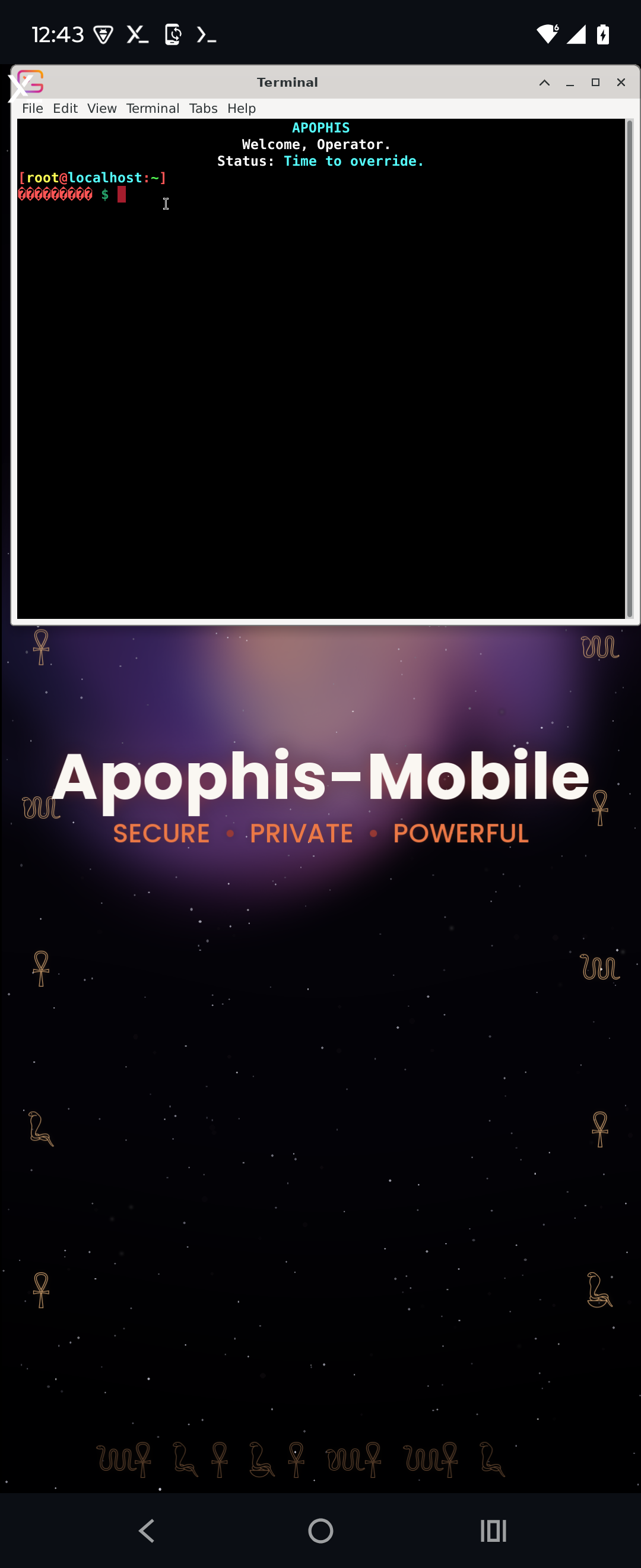 Apophis Phantom device, third angle
